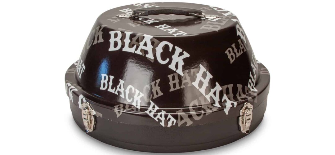 Western Hat Box Black